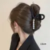 Presilha de garra doce oversized estilo coreano 2026, de alta qualidade e requintada, presilha tubarão versátil para coques na nuca, acessório de cabelo