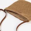 Bolso bandolera informal de paja, nuevo bolso de verano sencillo y portátil, bolso tejido, bolso de playa para vacaciones en la playa, bolso de mujer combinable