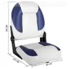 Asiento de Conducción Marino para Lancha Rápida Asiento de Pesca Asiento para Barco de Pesca Bote de Goma Yates Triángulo de Aleación de Aluminio Fibra de Vidrio Cojín de Asiento