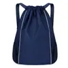 Mochila con Cordón de Tela Oxford, Bolsa de Regalo Ligera, Bolsa de Entrenamiento para Equipo de Maratón, Logo Personalizable