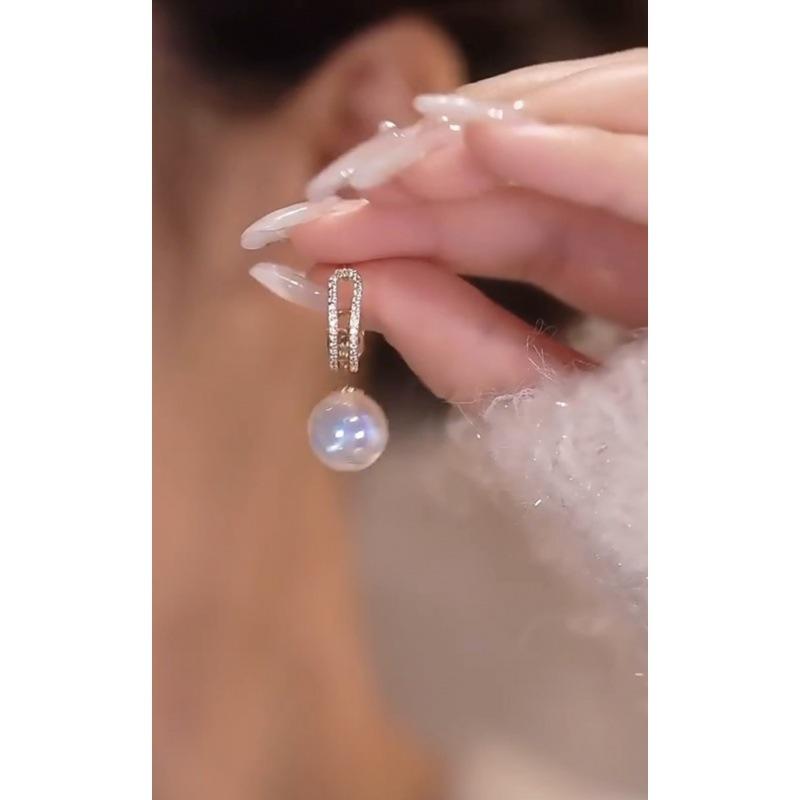 抖音同款多戴人鱼姬珠可拆多戴S925银针创意气质初春新品炫彩