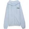 Nuevo abrigo cárdigan para mujer 2026 estilo primavera y otoño, forrado de polar, grueso, modelo popular de otoño e invierno, sudadera gruesa de principios de otoño, chaqueta de béisbol