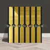 Adesivos decorativos 3D para renovação de paredes, imitação de mármore dourado, para comércio exterior transfronteiriço. Papel de parede à prova de óleo e água. Adesivos autoadesivos para azulejos.