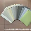 Tapete de Piso de Plástico PVC Blanco Puro para Exposiciones, Vinilo de Piso Gris Crema para Jardín de Infantes, Material en Rollo con Superficie Mate 2.0