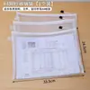 Bolsa para guardar passaporte para viagens ao exterior, porta-documentos de identidade portátil, cartão de embarque, porta-cartões, capa protetora, bolsa para guardar documentos A4