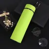 Taza termo inteligente de acero inoxidable con pantalla de temperatura, taza táctil para regalo, taza recta para oficina de negocios, venta al por mayor