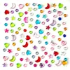 Pegatinas de diamantes, materiales de decoración para empaques de flores, pegatinas de cielo estrellado 3D, pegatinas para cara de belleza, pegatinas de maquillaje, pegatinas de cristal al por mayor