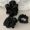 Gomita pequeña de satén sedoso estilo francés, casual y sofisticada, para mujer, liga para el cabello grande, banda elástica para el cabello, accesorio para el cabello al por mayor