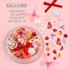 Conjunto de Adesivos para Maquiagem de Palco Patch de Floco de Neve Facial Infantil Maquiagem para Olhos de Noiva Decoração de Borboleta com Diamante Brilhante