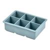 Bandeja de Silicona para Cubitos de Hielo de 6 Compartimentos Transfronteriza, Caja Doméstica de Silicona de Grado Alimenticio para Hacer Hielo, Fabricador Rápido de Cubitos de Hielo