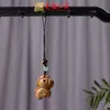 Tallado en Madera Arcoíris Caballo Tang Cadena para Teléfono Llavero Yiming Xianyuan Moneda de Cobre de Madera Colgante de Caballo