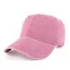 Boné de Baseball de Algodão Lavado com Bordado Transfronteiriço e Personalização de Logotipo Impresso, Boné de Baseball Vintage de Brim Europeu e Americano para Verão Atacado