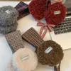 Orejeras de punto estilo coreano retro para mujer, nuevo modelo otoño e invierno 2026, protección para los oídos a prueba de frío, orejeras cálidas con cordones