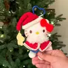 Colgante de Peluche Hello Kitty Gato Año Nuevo Kt Colgante para Bolso Decoración Navideña Adorno Navideño Decoración