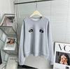 Sudadera Coreana Informal de Cuello Redondo para Mujer Nuevo 2025 Estilo Caliente de Moda Holgada Estilo Perezoso Suéter Delgado