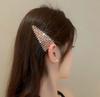 Explosiones de TikTok Estilo Coreano de Alta Gama Dongdaemun Celebridad de Internet Temperamento Pinza para el Cabello con Pedrería Pinza para el Flequillo Pinza Lateral Estilo Princesa Pinza BB