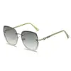 Gafas Rosas para Mujer Influencer de Tiktok Gafas de Sol de Moda Temática Oceánica Montura Grande de Moda Gafas de Sol Rosas con Degradado Natural
