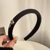 Diadema de Copa Alta y Ala Ancha para Mujer, Accesorio para el Cabello Versátil de Gama Alta para Otoño e Invierno, Pinza para el Cabello de Esponja de Moda y Elegante