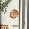 Decoração de Parede Estilo Nórdico para Cobrir Imperfeições, Decoração Suspensa de Escada Vintage, Tapete de Palha Feito à Mão, Arte de Parede Criativa para Sala de Estar, Decoração Suave