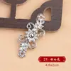 Hebilla Hanfu Botones Metálicos Cheongsam Botones Hechos en Song Hechos en Ming Hebilla Antigua Hebilla Dorada Plateada Botones de Cuello de Abrigo Antiguo