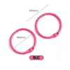 Colgante Pindou Buscando Amor Accesorios Anillo de Resorte Aro Abierto Cadena de Extensión Cadena de Cuentas Llavero con Cascabel Cierre Accesorios DIY