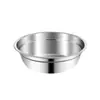 Bacia de Sopa Espessa de Aço Inoxidável Bacia para Lavar Legumes Tigela para Bater Ovos Tigela de Macarrão Doméstica de Cozinha Bacia Multiuso para Cantina Atacado
