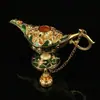 Lámpara mágica de Aladdín lámpara de los deseos metal artesanía clásica europea decoración del hogar adornos creativos accesorios