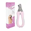 Cortauñas Anti-salpicaduras para Mascotas Removedor de Uñas Gruesas y Duras Tijeras de Acero para Uñas de Gatos y Perros Accesorios de Aseo