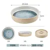 Série Mar Estelar Louça de Melamina Panela Quente Churrasco Restaurante Buffet Tigelas e Pratos Criativos de Imitação de Porcelana Prato para Molho Conjunto de Louças