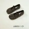 2026 Nuevos Zapatos Mary Jane de Lunares para Mujer Retro Punta Redonda Planos Hebilla Bajos Casuales L8933-1