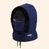 Máscara facial de una pieza para el invierno, con forro polar, engrosada, a prueba de viento y cálida, adecuada para ciclismo al aire libre y para proporcionar protección contra el frío