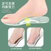 Almohadilla de Gel para Arco de Tres Puntos Zapatos de Tacón Alto Plantilla Suave Autoadhesiva Ajustable Soporte de Arco Absorción de Impactos Antideslizante Almohadilla de Media Talla