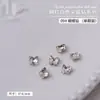 Accesorios al por mayor para Nail Art Diamante Transparente de Fondo Puntiagudo Super Flash Gran Corazón Torcido Hacha Gota de Agua Cuadrado Gordo Mariposa Diamante Blanco Accesorios para Uñas