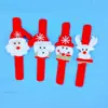 Pulsera de anillo a presión para fiesta de Navidad transfronteriza, anillo a presión de dibujos animados, regalo de Año Nuevo para estudiante, pulsera de regalo