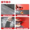Tapete antiderrapante Jinning tapete de PVC tapete de borracha plástico tapete de pé para porta externa borracha tendão de boi tapete de pé comercial oficina