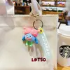 Chaveiro de carro criativo de desenho animado dopamina menina feia pingente fofo engraçado para mochila de casal pequeno presente atacado