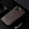 Adecuado para iPhone 14 Pro Max Funda de Teléfono Móvil con Patrón de Lagarto Apple 13 Cuero Marco Metálico Magnético Anticaídas y Antideslizante