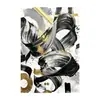 Pintura decorativa de pared de fondo para sofá de sala de estar, arte moderno minimalista, pintura abstracta de tinta de lujo ligero, arte de pared para cabecera de dormitorio