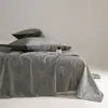 Lençol de Cama Espesso Classe A 100% Algodão Escovado de Inverno, Estilo Nórdico Lençol de Cama de Solteiro e Casal, 100% Algodão Puro, Espessado, Delicado e Amigo da Pele