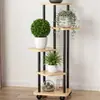 Producto popular transfronterizo: Estante de Flores para Sala de Estar, Soporte de Macetas de Flores de Múltiples Niveles para Balcón, Estante Escalonado para Plantas
