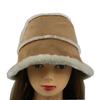 Nuevo Estilo Gorra de Tubo Gorra de Lavabo Gorra de Pescador Unisex Cálida Piel Sintética Una Exterior Montar Engrosada Cálida Pareja