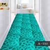 Alfombra sencilla recortable para puerta de entrada, pasillo, escaleras, 3D, larga, para el hogar y el hotel.