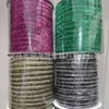 Danza de la Cinta de Cebolla Colorida Ropa Étnica con Varias Especificaciones, Cinta de Cebolla Dorada y Plateada, Accesorios Hechos a Mano Rosas, Cinta de Cebolla Brillante en Stock