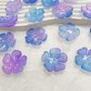 Gelatina degradado flor de peonía con cuentas material para accesorios diy al por mayor cuentas sueltas accesorios para pulseras material de flor de fénix hecho a mano