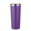 Comércio exterior 22oz camada dupla vácuo copo de carro 22oz copo bully de gelo novo 304 aço inoxidável copo térmico de carro presente