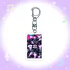 Chaveiro Acrílico Anime Kpop Demon Slayer Grupo Feminino Mercadoria Gaza Masculino Fantasma Chaveiro de Mochila