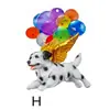 Decoraciones para coche de animales gatito transfronterizas globo de color acrílico decoración navideña colgante de gato lindo para coche
