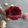 Manta Nishang Rose Cappuccino Diamond Rose Salão de Casamento Decoração de Arco de Flores Estrada Flor Artificial Celebração de Casamento