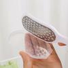 Esfoliação do pé Grinder Pé Grinding Stone Aço Inoxidável Foot File Callus Corneous Foot Brush Ferramenta de pedicure doméstica