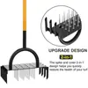 Nuevo Rastrillo de Venta Caliente en Amazon, Herramienta Manual de Púas Aireador para Suelo, Camino de Peaje, Césped